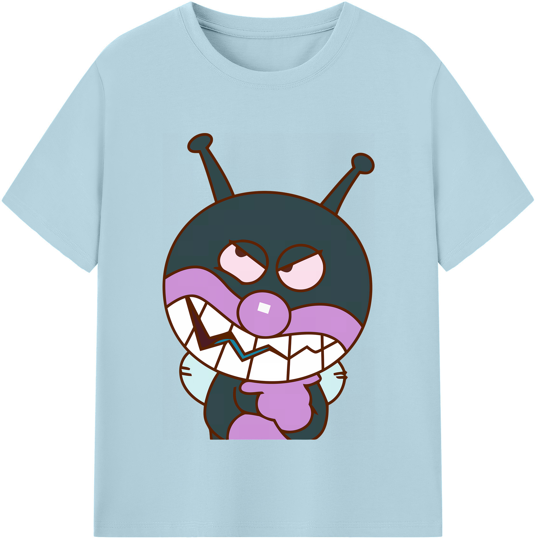 （画像用） アンパンマン Anpanman 綿100％半袖Tシャツ（フロントプリント）